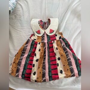 Colorful adorable Watermelon dress 
Size 9-12 months